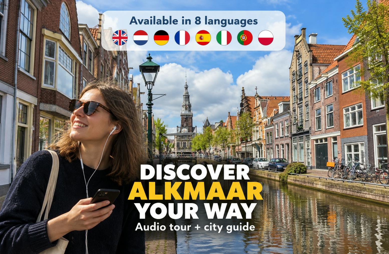 Alkmaar: Selbstgeführte Audio-Tour per App mit Spaziergang durch die Altstadt