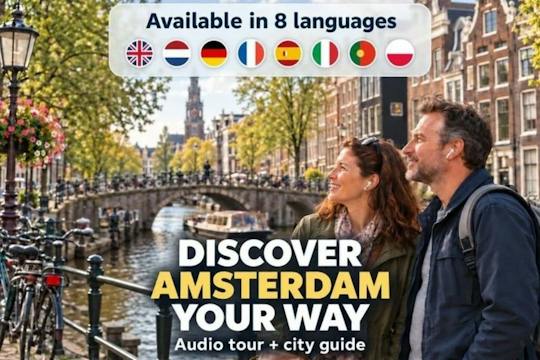Recorrido a pie con audioguía por Ámsterdam