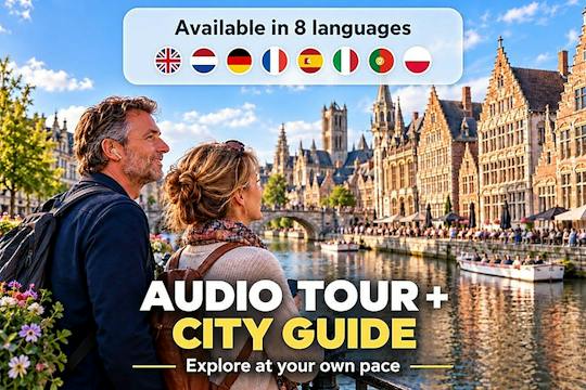 Recorrido a pie autoguiado por el casco antiguo de Gante con aplicación de audio