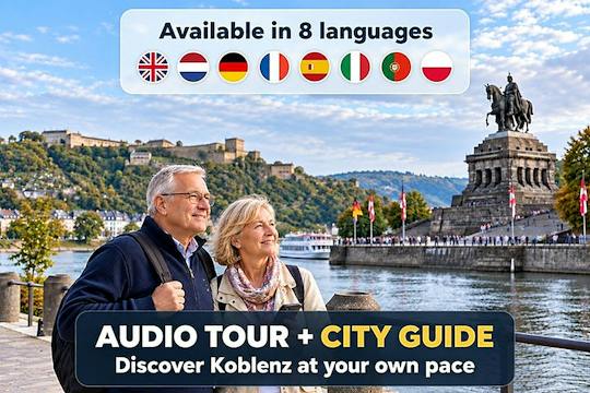 Visita audioguiada autoguiada a través de la aplicación de Coblenza, con paseo por el Rin y el Mosela