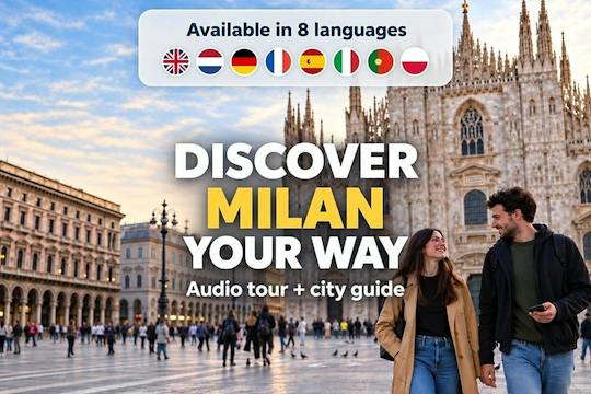 Milan self-guided audio tour app with city centre walk