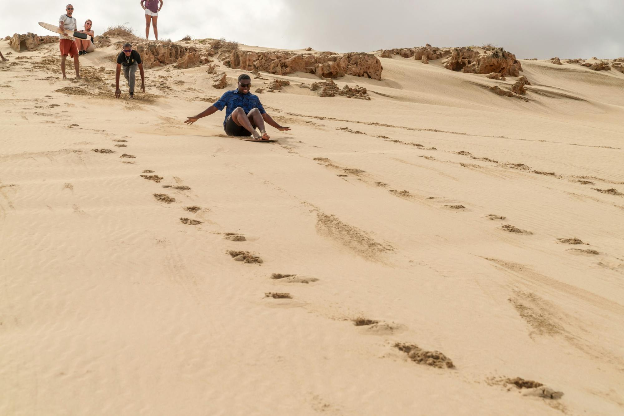 Sandboarding session on Morra de Areia’s Dunes in Boa Vista