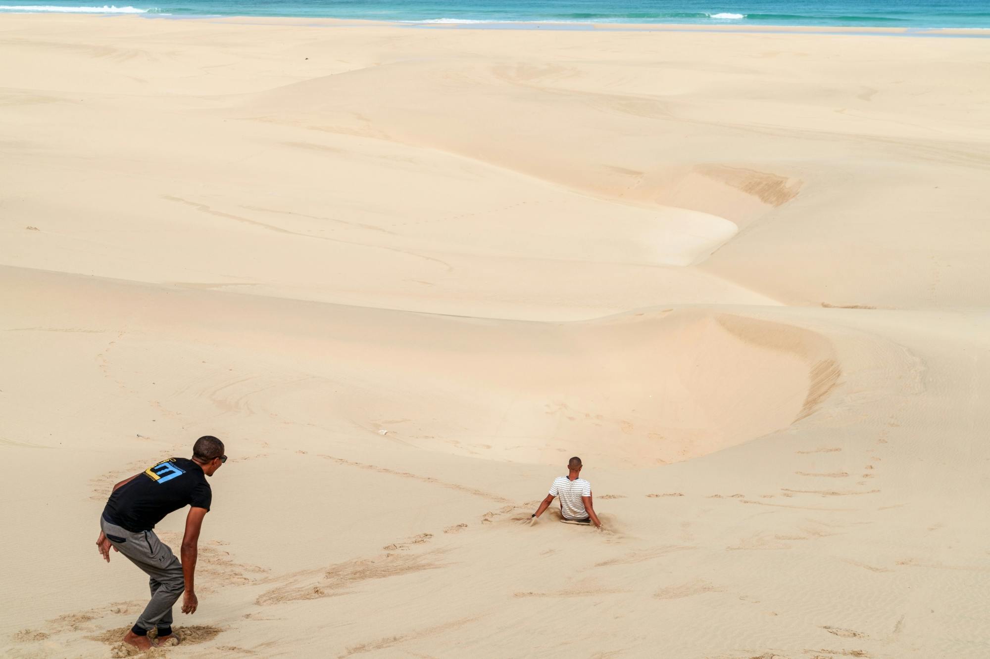 Sandboarding session on Morra de Areia’s Dunes in Boa Vista