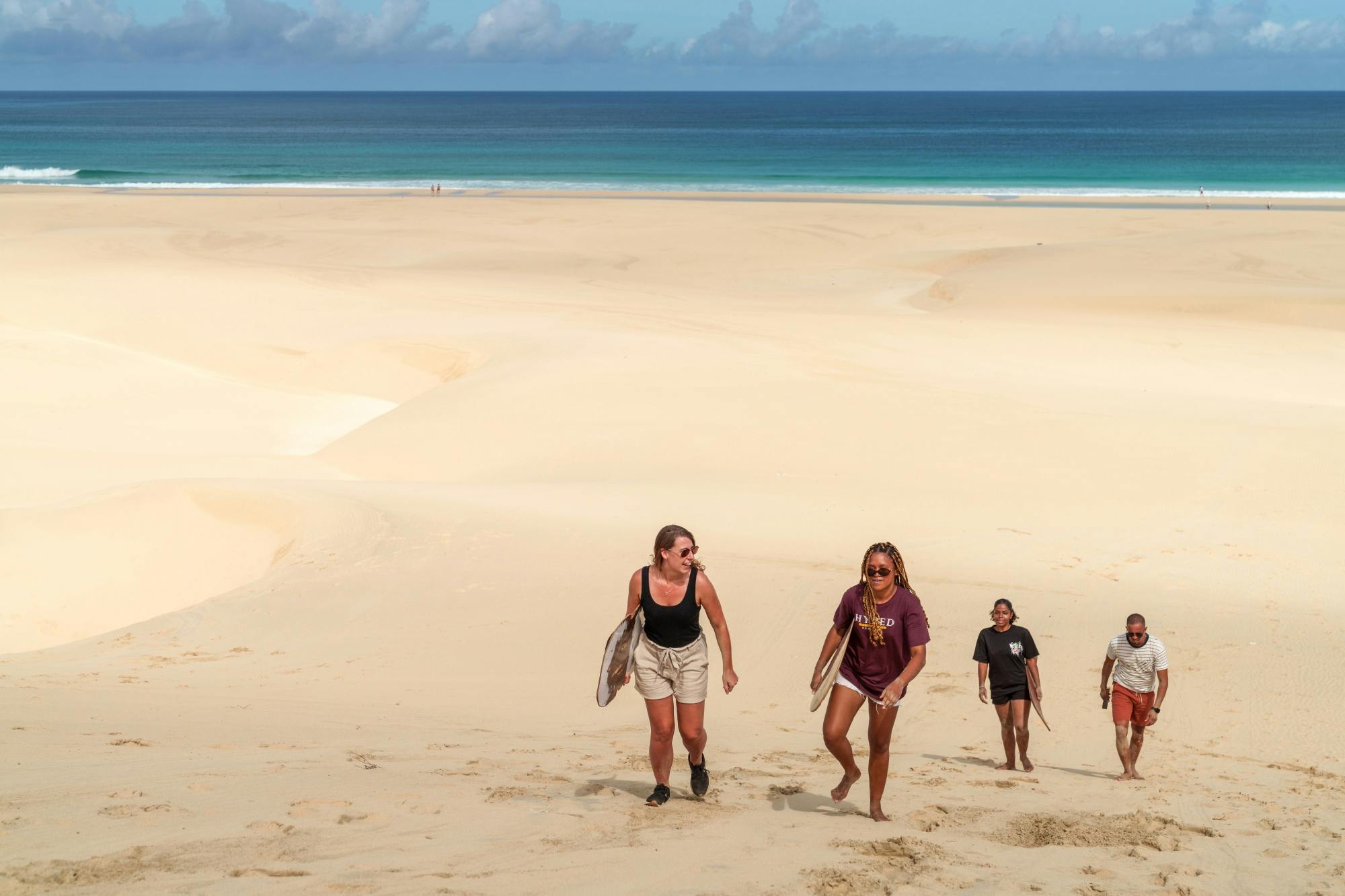 Sandboarding session on Morra de Areia’s Dunes in Boa Vista