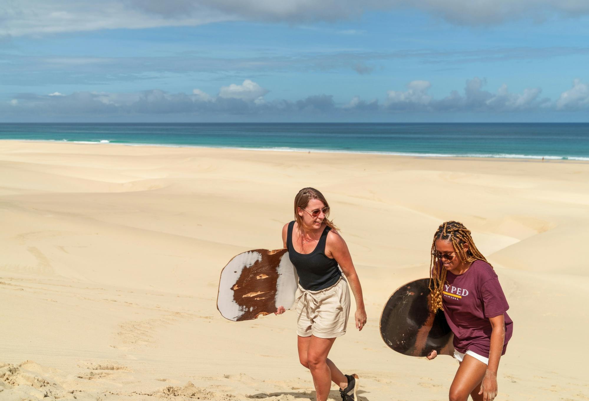Sandboarding session on Morra de Areia’s Dunes in Boa Vista