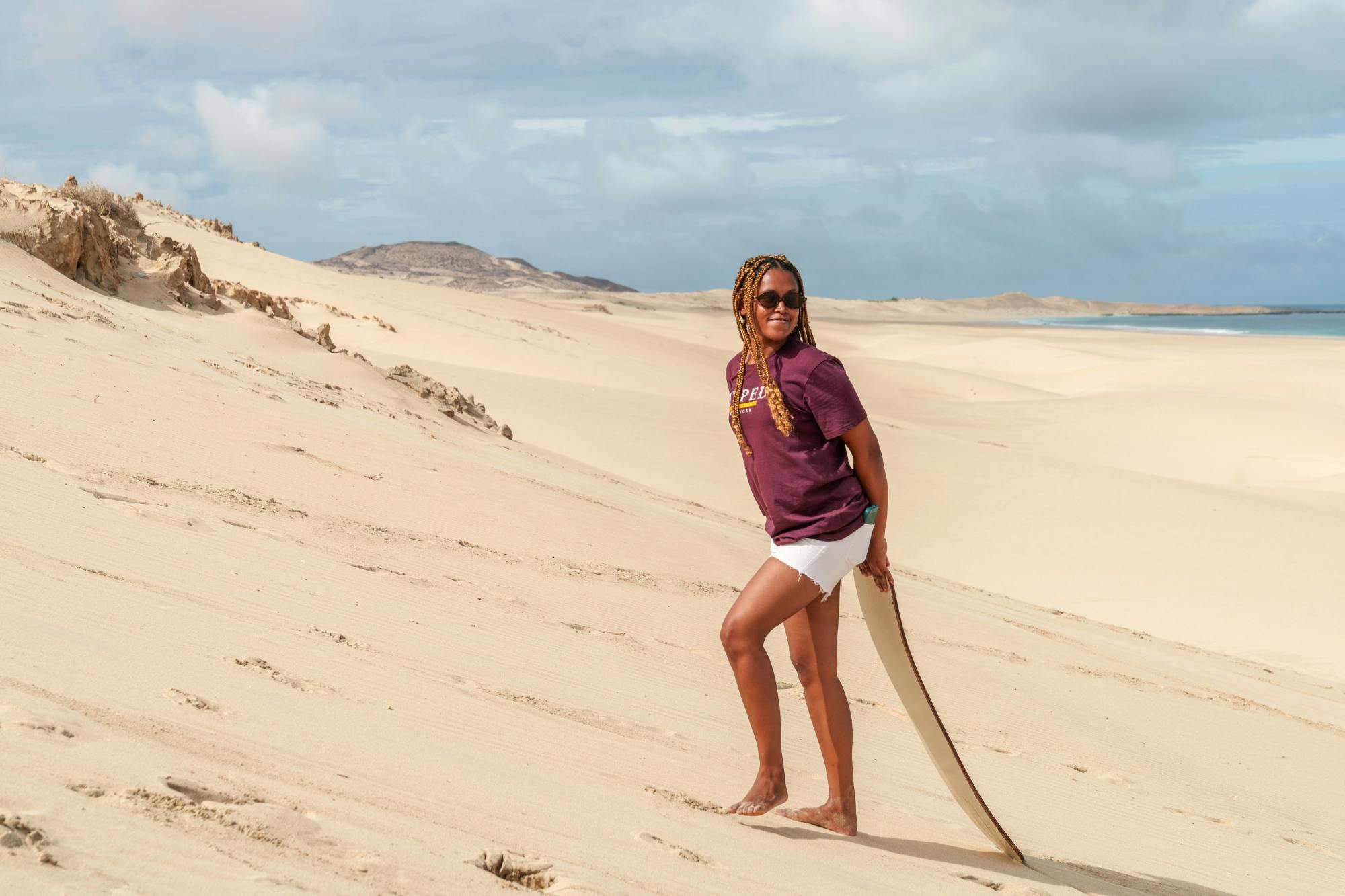 Sandboarding session on Morra de Areia’s Dunes in Boa Vista