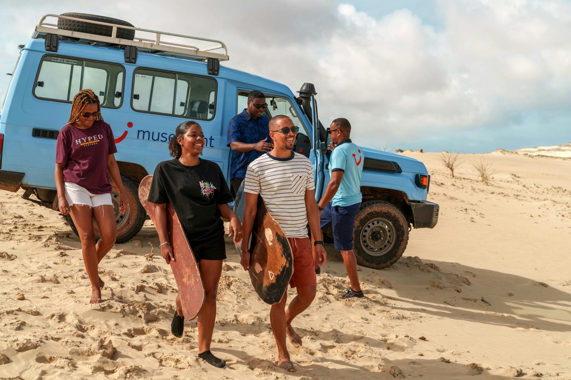 Sandboarding session on Morra de Areia’s Dunes in Boa Vista