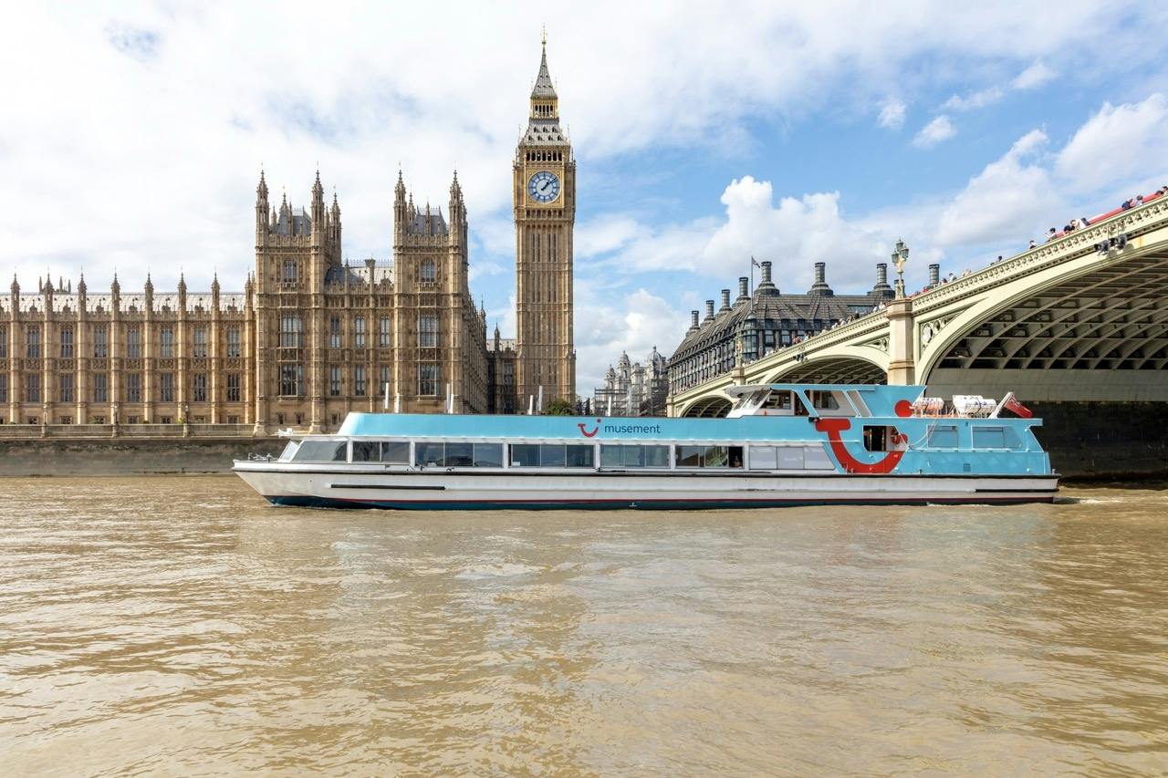 Crucero por el río Támesis con té o café