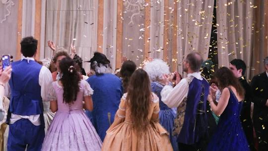 Carnival masked ball 'Minuetto' in Venice