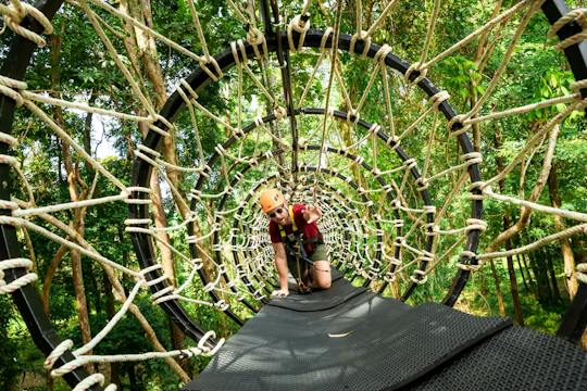 Zip-line jungle adventure in Khao Lak