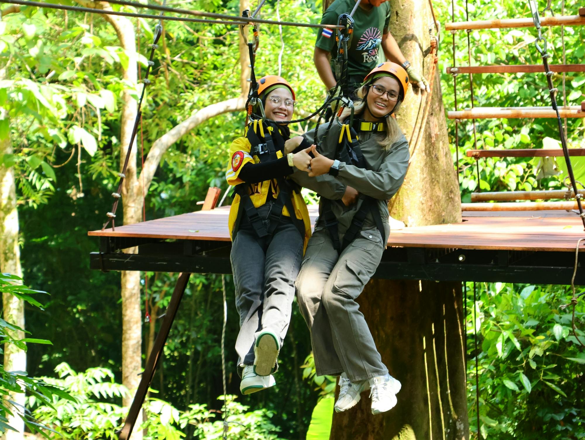 Zip-line jungle adventure in Khao Lak