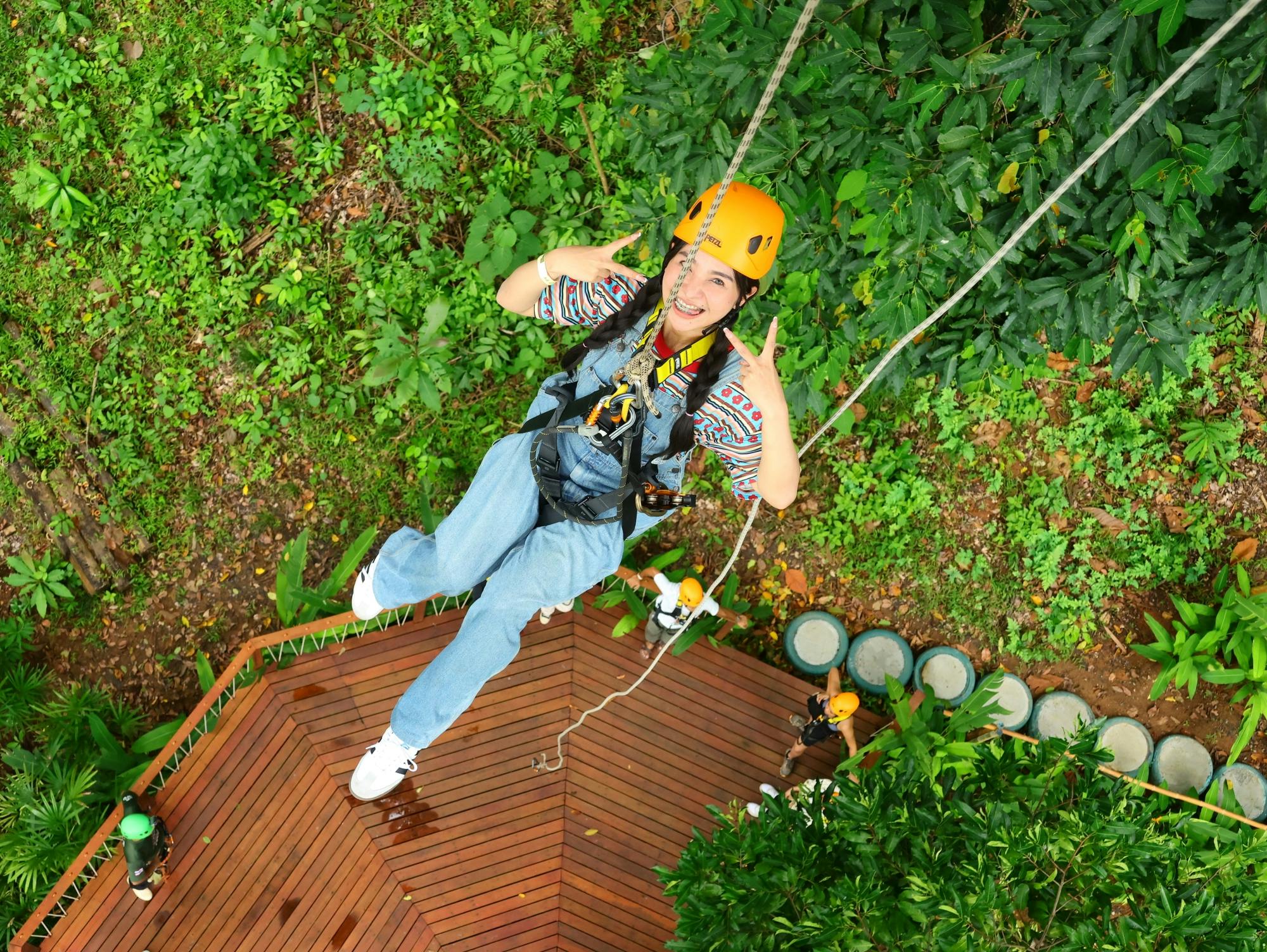 Zip-line jungle adventure in Khao Lak