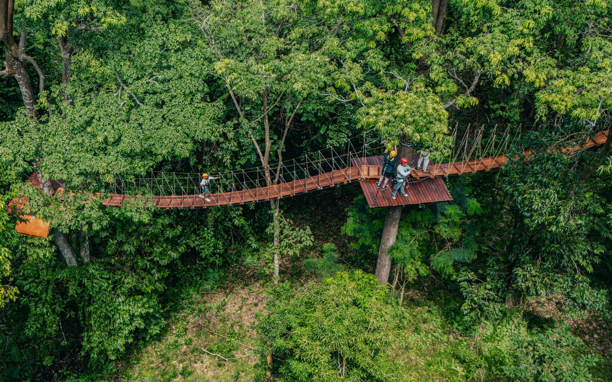 Zip-line jungle adventure in Khao Lak