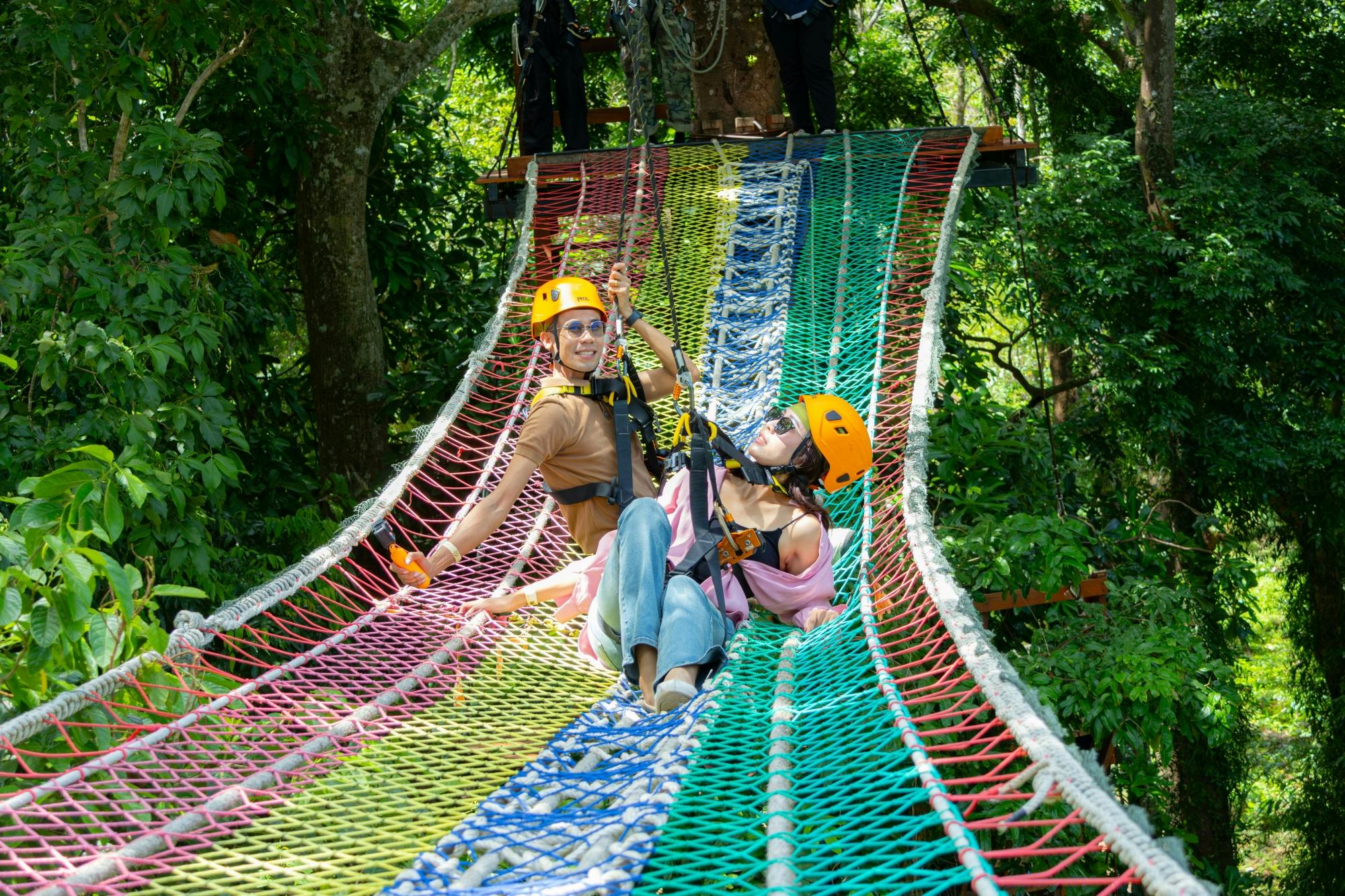 Zip-line jungle adventure in Khao Lak