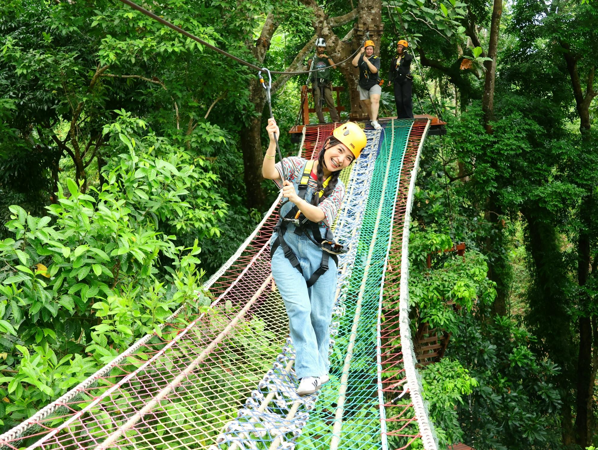 Zip-line jungle adventure in Khao Lak