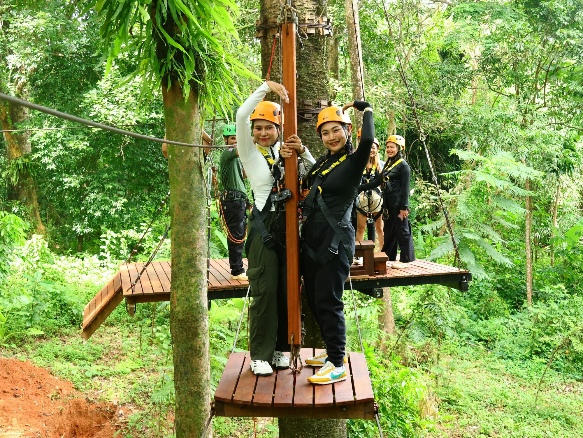 Zip-line jungle adventure in Khao Lak