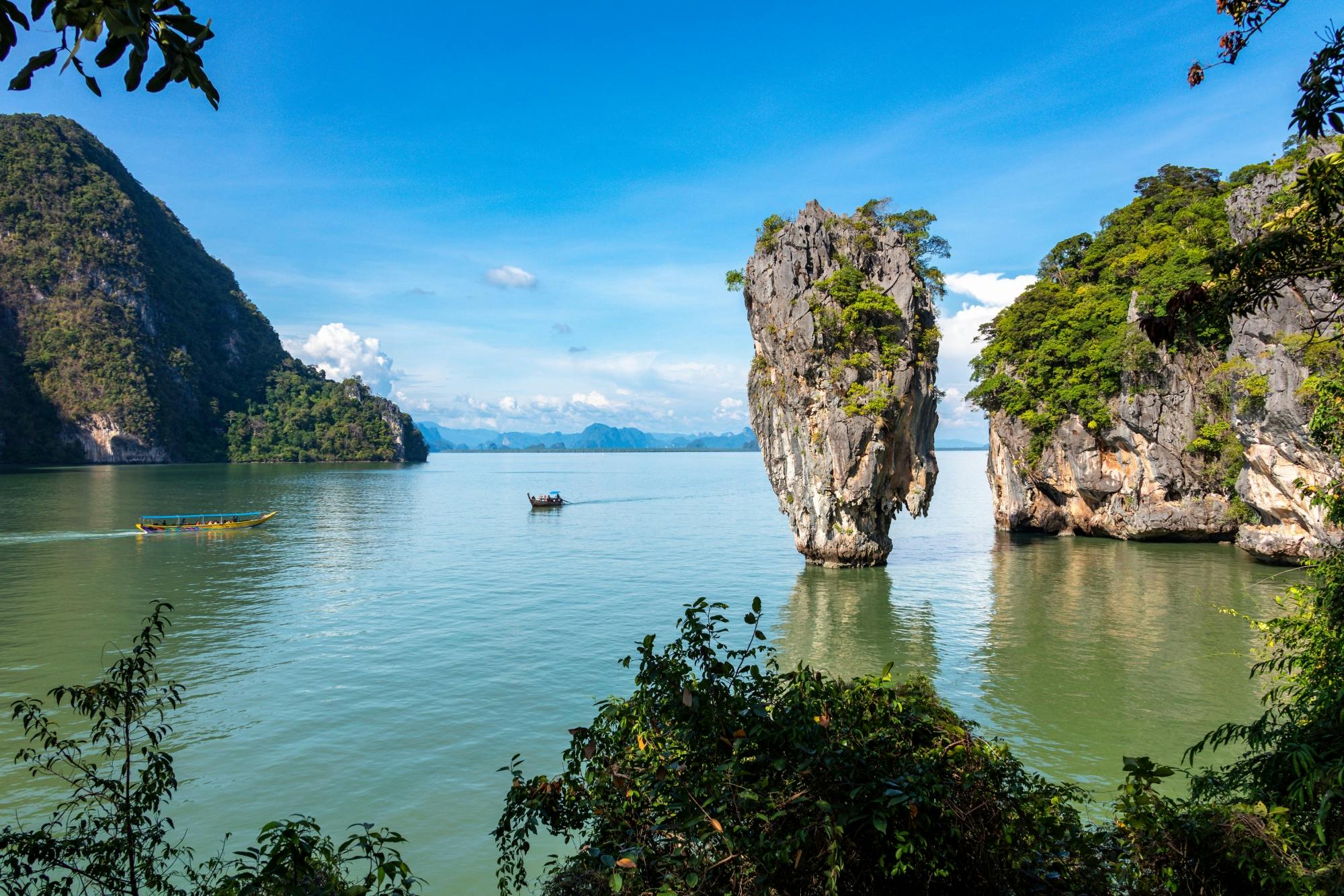 Full-day Phang Nga Bay and James Bond Island catamaran tour
