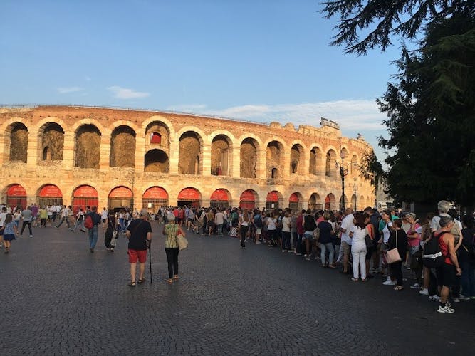 Verona Arena semi-private tour with fast track entrance