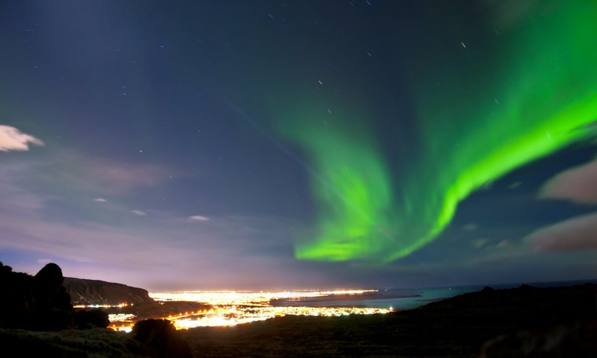 Northern Lights by Boat