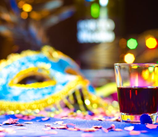 Copo de bebida num fundo de-carnaval © mfcandrade_Fotolia.jpg