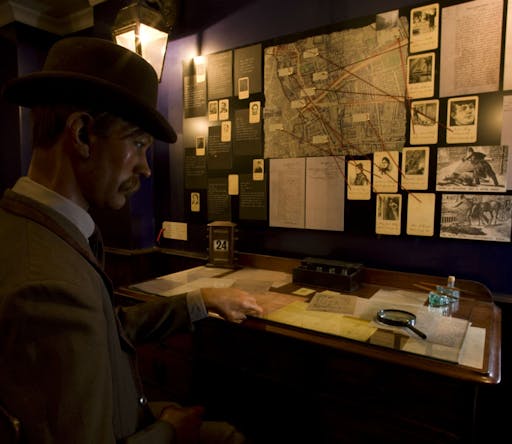 jack the ripper museum - tickets - whitechapel - inspector - desk