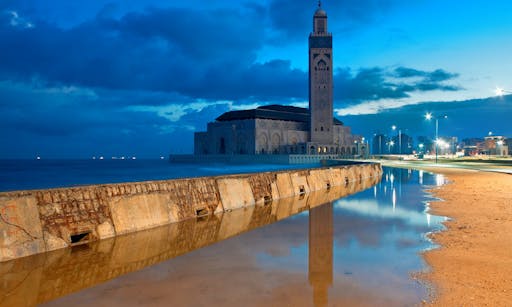 Hassan II Mosque in Casablanca, Morocco.jpg