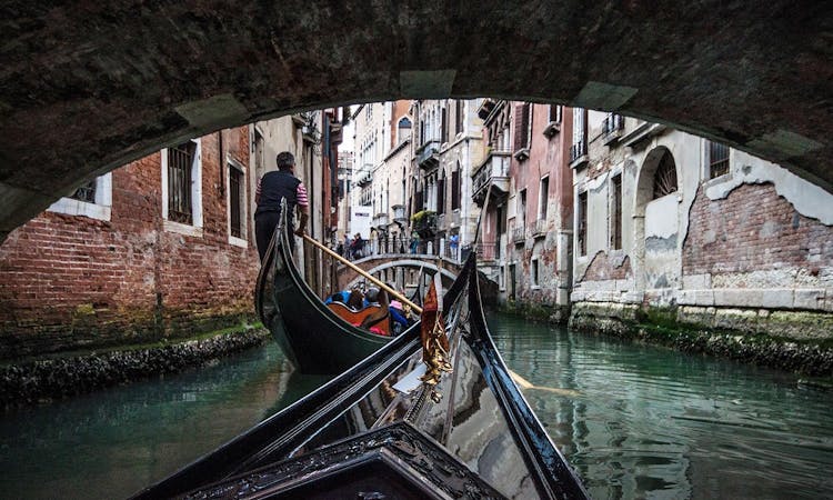 Gondola ride experience in Venice