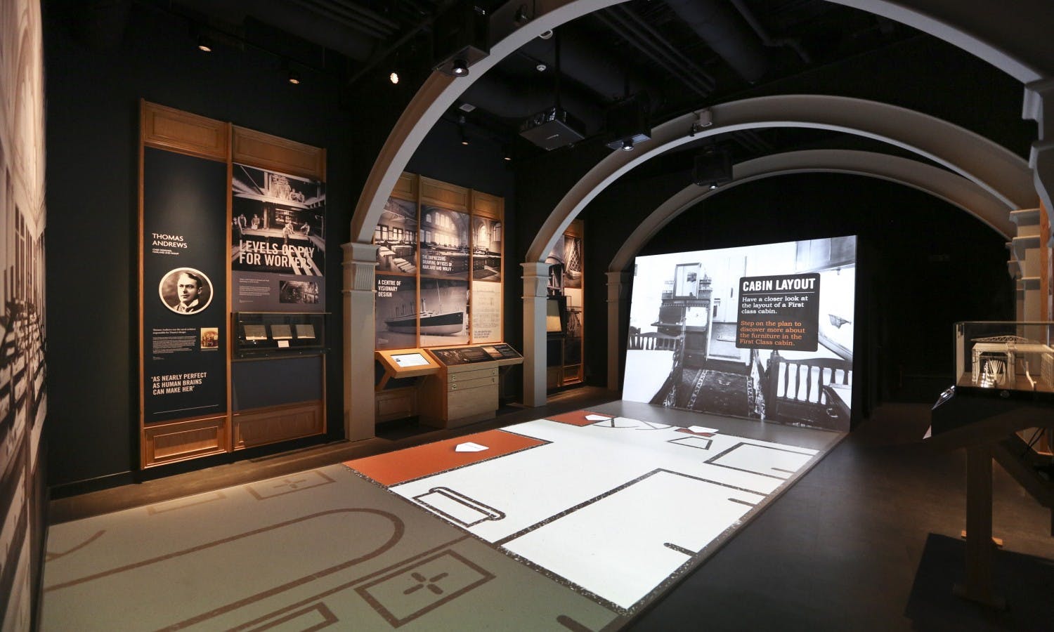 titanic belfast - tickets - museum - ship interior
