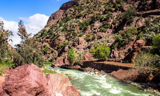 Paysage du Maroc rivière Ourika.jpg