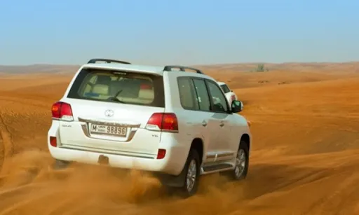 Safari tour in the Dubai desert: dune-bashing, camel riding and traditional food-0