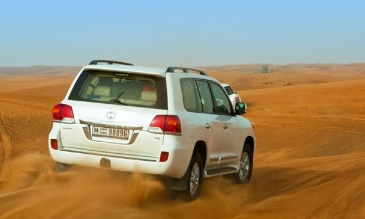 Safari tour in the Dubai desert: dune-bashing, camel riding and traditional food-0