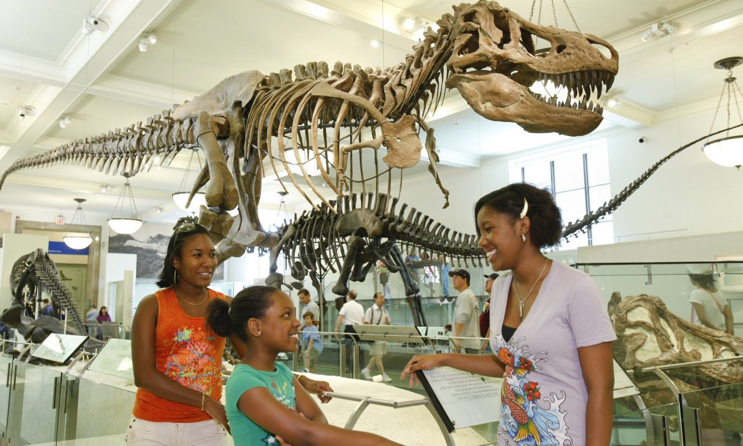 natural history museum - new york - tyrannosaurus rex - family