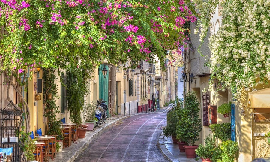 Kustexcursie: rondleiding door de stad Athene en Plaka