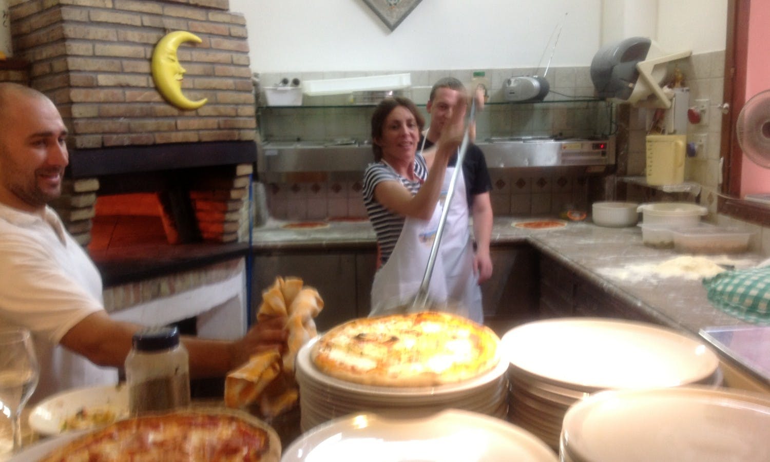 Pizza making in Taormina-3