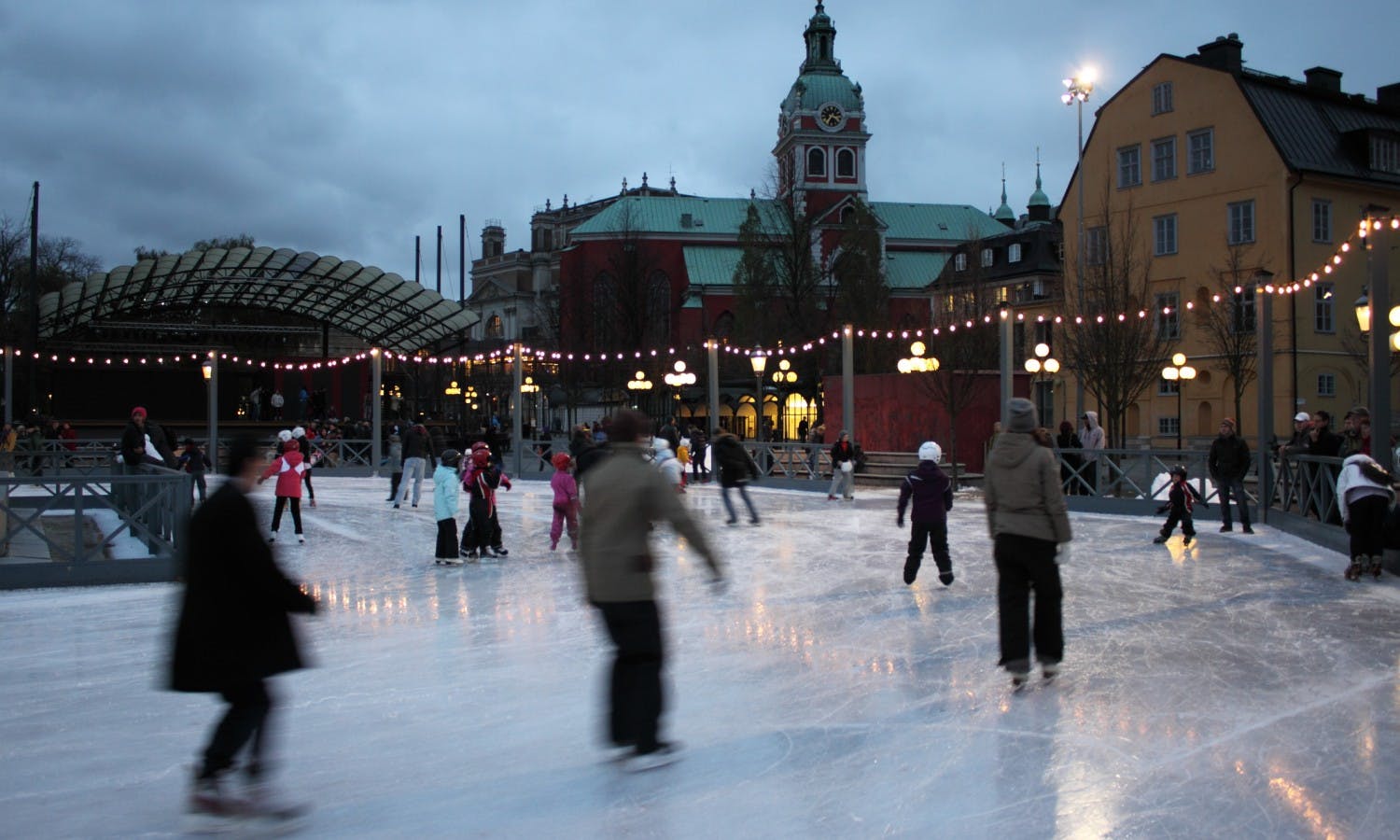 Kungsträdgården ice skating rink
