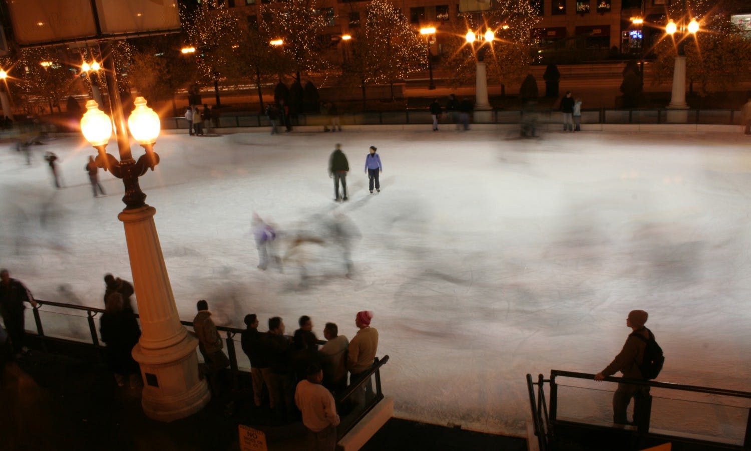 Millenium Park ice skating rink