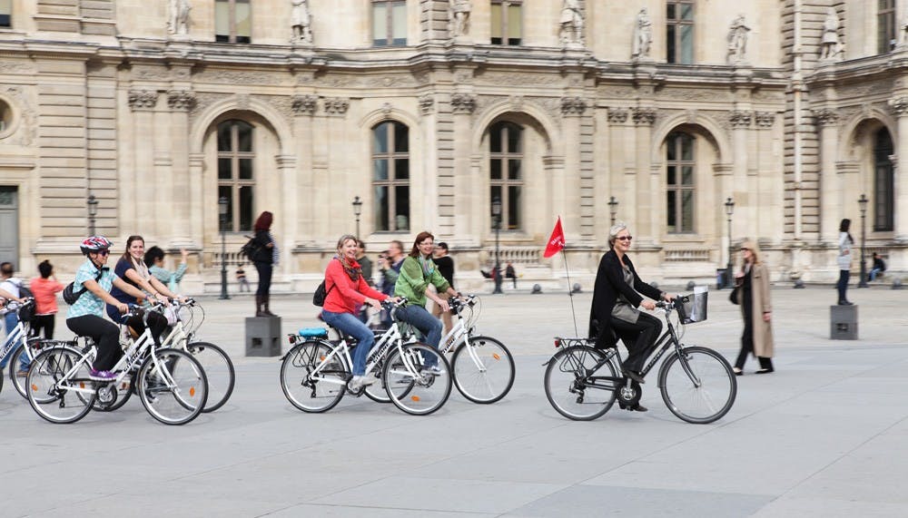 Historic and contemporary Paris bike tour-0