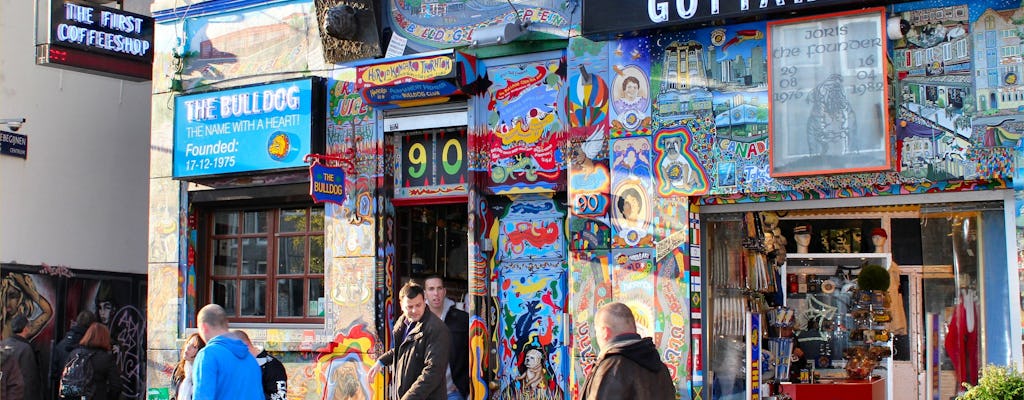 Tour pelo distrito vermelho de Amsterdã e seus cafés