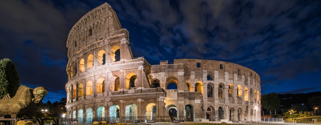 colisée de rome nuit