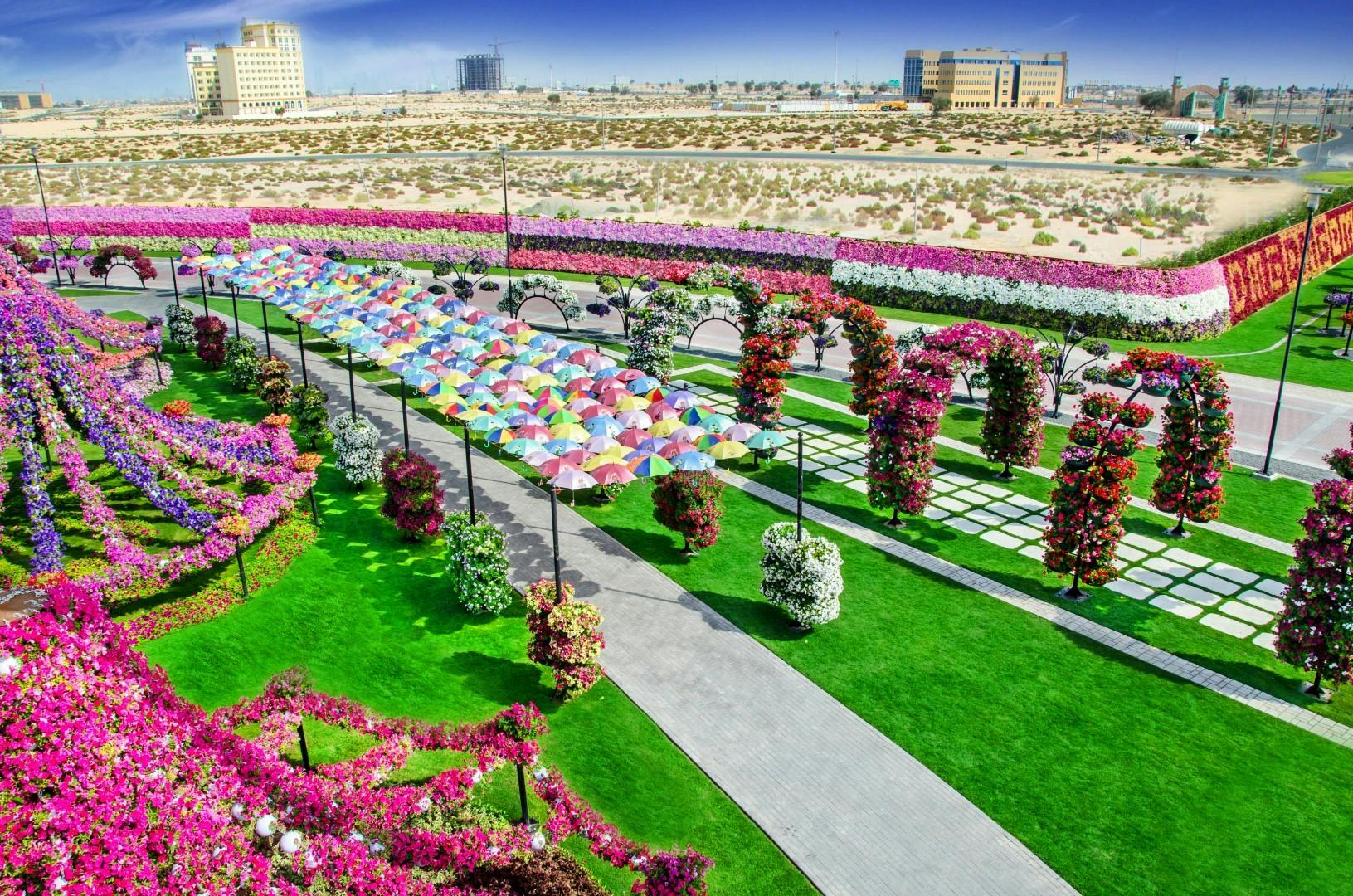Dubai Magic Garden and Global Village shopping tour pathway.jpeg