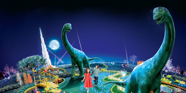 Dubai Garden Glow admission tickets and transfer