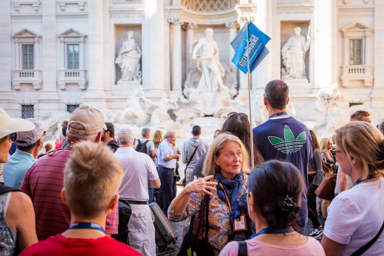 Best of Rome walking tour with the Spanish Steps, Trevi Fountain and Pantheon