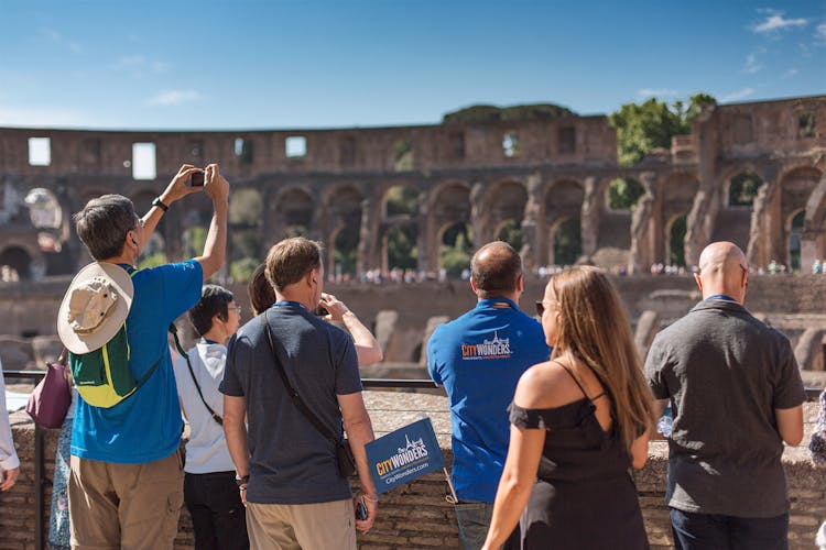 Semi-private Colosseum tour with access to the Arena Floor, Roman Forum and Palatine Hill