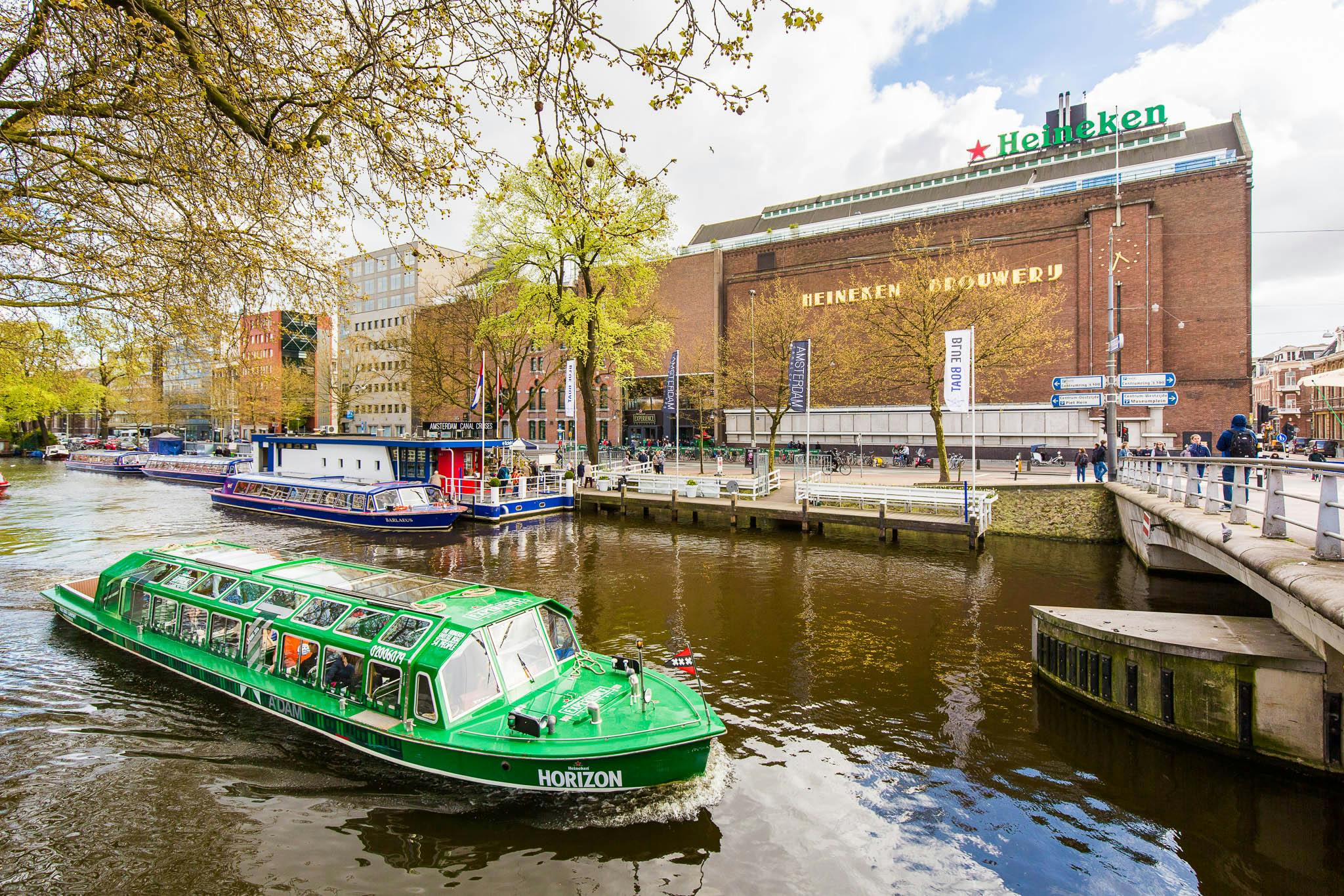 Heineken and canal cruise