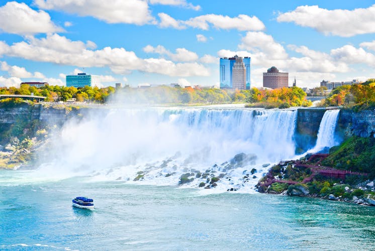 Niagara Falls day trip from New York with optional boat tour