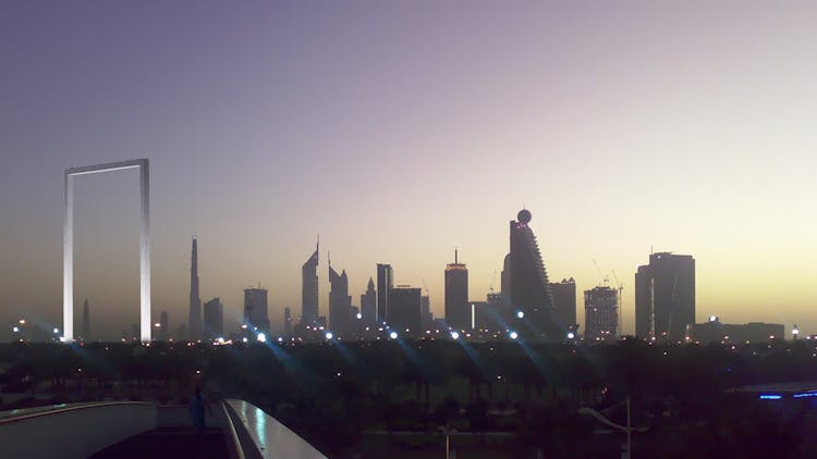 Dubai Frame with transfers evening skyline.jpeg