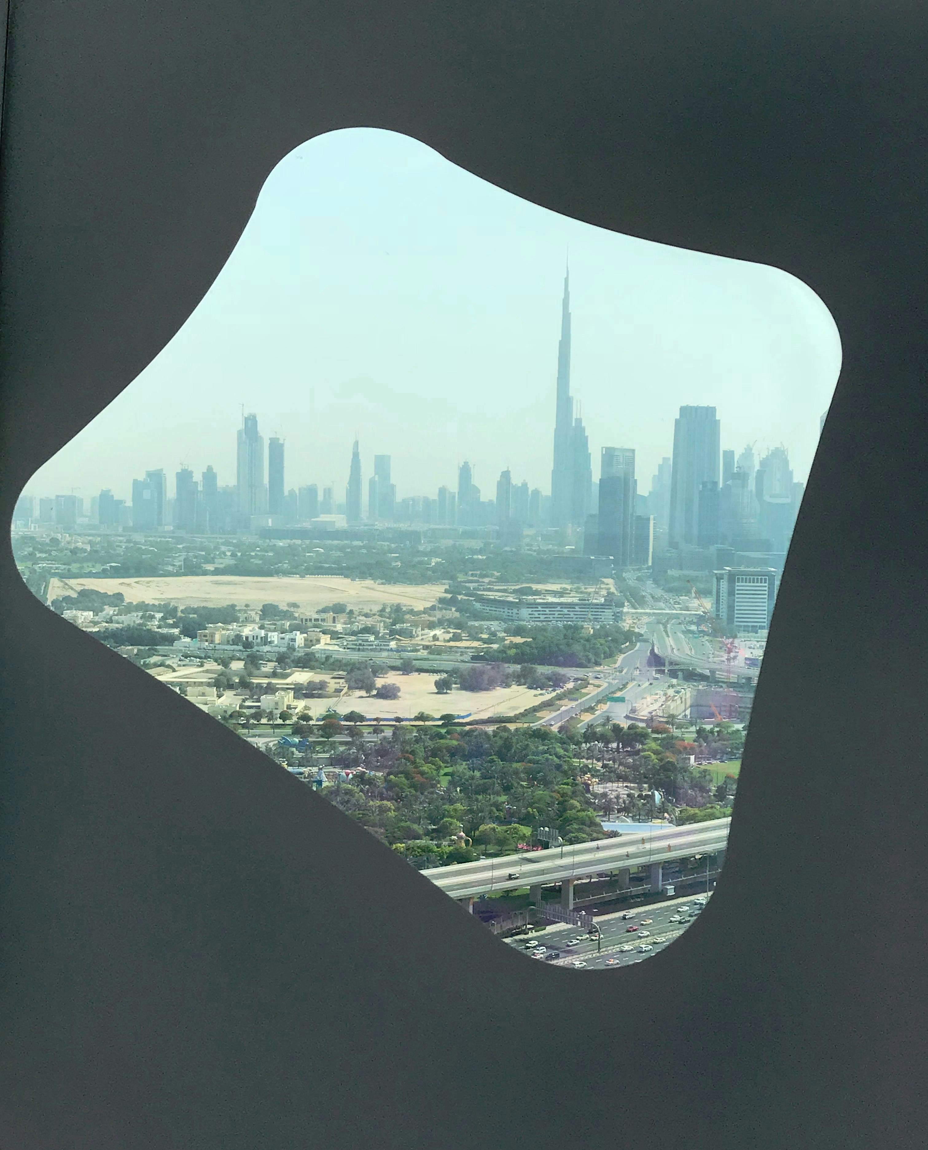 Dubai view from  Dubai Frame