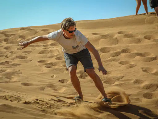 Evening safari Abu Dhabi sandboarding.JPG