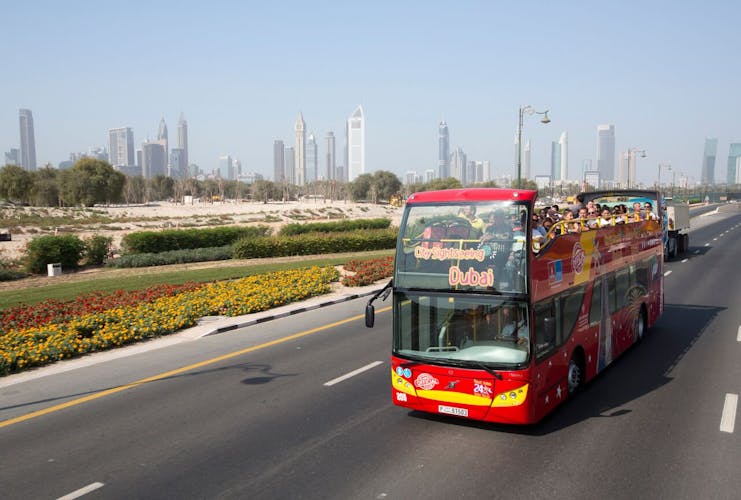 City Sightseeing hop-on hop-off bus tour of Dubai