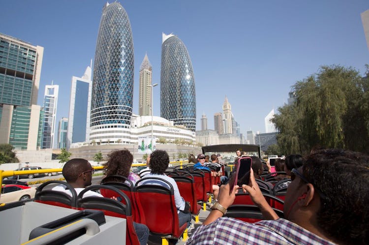 City Sightseeing hop-on hop-off bus tour of Dubai